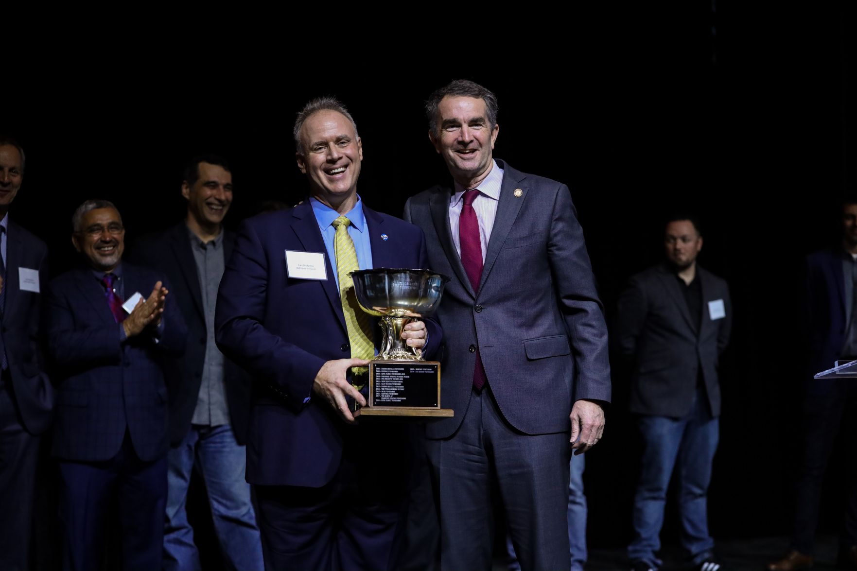Carl DiManno and Ralph Northam
